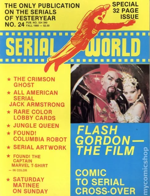 Serial World Fanzine #24 FN 6.0 1980 Stock Image