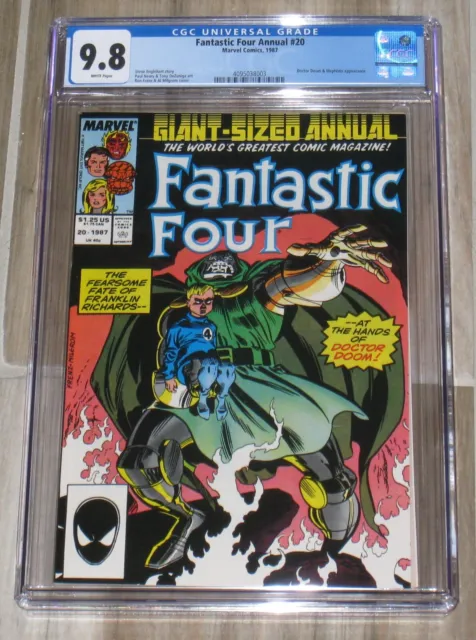 Fantastic Four Annual #20 | Marvel 1986 | CGC 9.8 White Pages Doctor Doom Cover
