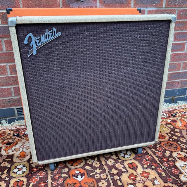 Vintage 1990s Fender USA Custom Shop Rumble Bass SUB 4x10 4ohm Amplifier Cabinet Vintage 1990s Fender USA Custom Shop Rumble Bass SUB 4x10 4ohm Amplifier Cabinet