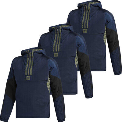 Adidas Mens Hoodies Anorak Puffy Jacket Full Zip Puffer Jacket Sports Hoodie
