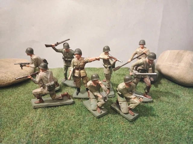 Lot De Figurines Militaires Starlux - Jouets Miniatures Collection