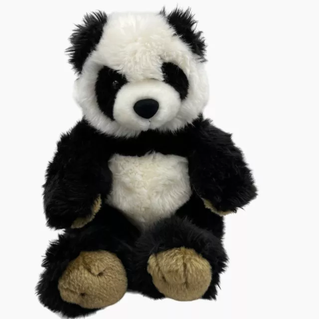 Build A Bear Panda Bear Plush Realistic Black White Plush Stuffed Animal Toy