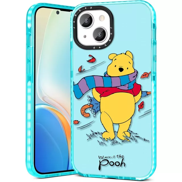 Winni Family iPhone 13 6.1” Case Cute Cartoon Character Fun Design TPU Bumper