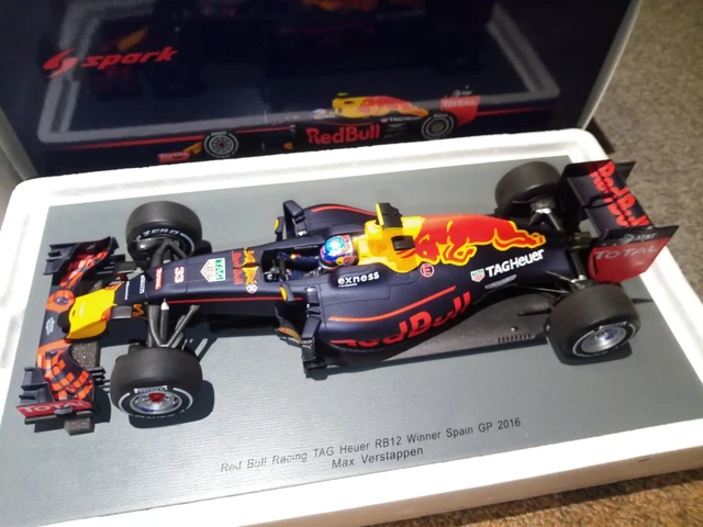 Rb12 RED BULL RACING RB12 Max Verstappen 1ST F1 WIN SPANISH GP 2016 F1 1/18 ...