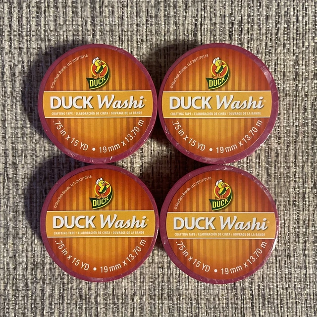 Crafting Tape Duck Washi Design Tape (4) Pink - Brand New