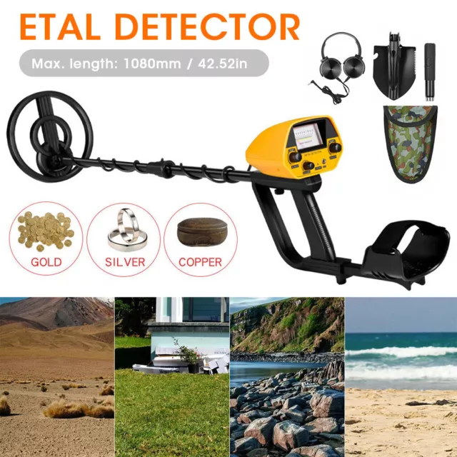 Metal Detector Deep Sensitive Search Coin Treasure Gold Hunter Finder Scanner