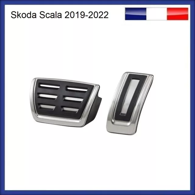 Pédales Alu Sport Skoda SCALA automatique 2019 à 2022 (pédalier)