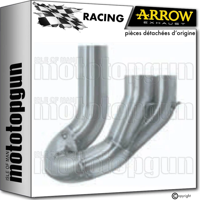 Raccord Open En Acier Arrow 71771MI Pour Ducati Desert-X 950 (2024) - Pièce D'origine, Made In Italy