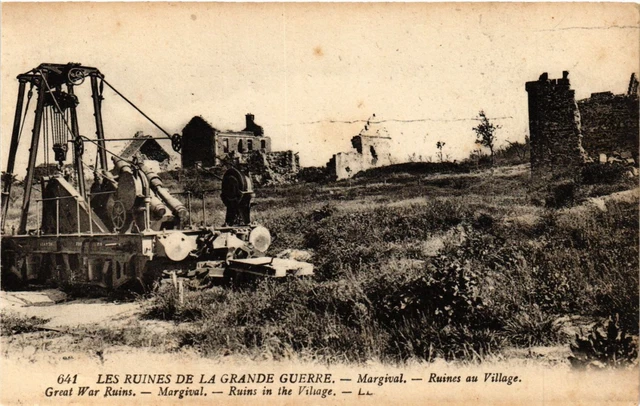 CPA MILITAIRE Les Ruines de la Grande Guerre-Margival, Ruines au Village(316188)
