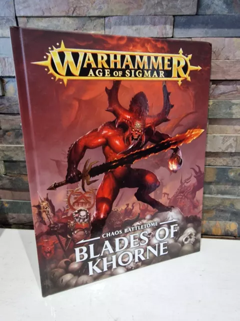 Warhammer Age of Sigmar : Blades Of Khorne Hardback Book.