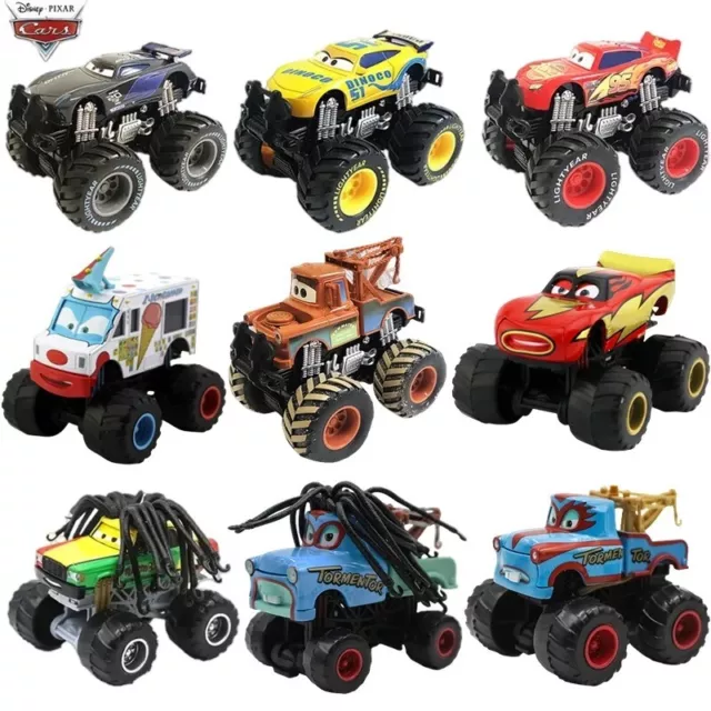 Lot De Voitures Cars Monster Truck Flash Mc Queen Martin Jackson Storm Cruz