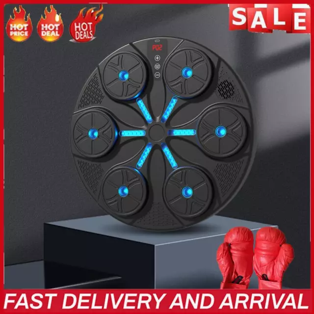 Music Boxing Machine Type C USB Charging Adjustable with Gloves for Kids Adults