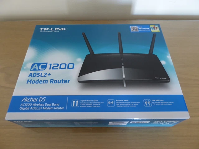 TP-Link Archer D5 AC1200 Router ADSL2+ (firmware failure)