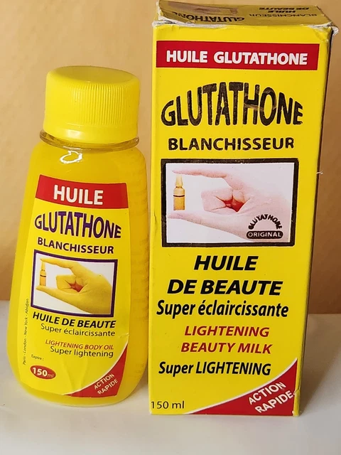 huile glutathione blanchisseur PRESCRIPTION - Huile blanchissante au