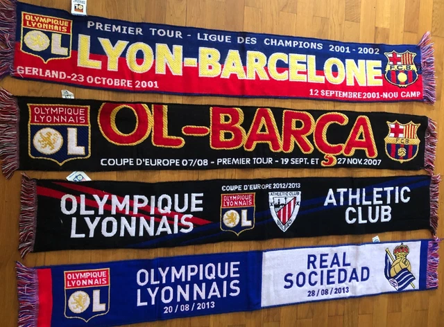 Écharpe OL Lyon Vs Quevilly - Finale Coupe De La Ligue 2012 - Collector - Au Choix