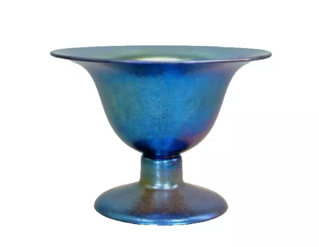 Lötz Art-Deco cobalt ciselé blaue Vase Dekor „cobalt ciselé“ Loetz