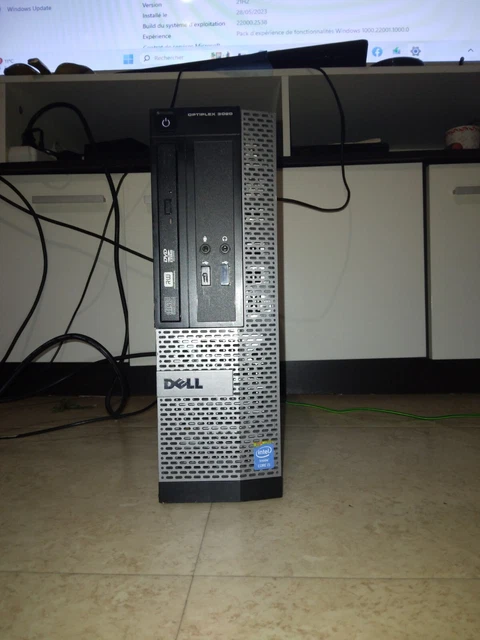 Dell Optiplex 3020 Intel Core(TM) I5-4570 CPU @ 3.20GHz 3.20GHz. Ram 16.0 Go.