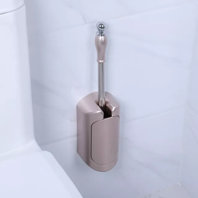 Nettoyant Pour Toilettes Brosse De Toilette Pratique Pratique Rose Gold