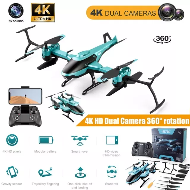 4DRC V10 1080P Dual Camera Drone RC Portable HD Wide Angle WIFI FPV Quadcopter