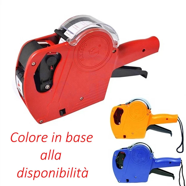 Etichetta, Pistola Per Etichette A 1 Riga E 8 Caratteri, Prezzo Al Dettaglio Kit Pistola Per Etichette Con 10 Rotoli Di Etichette E 2 Cartucce Di Inchiostro 87248744