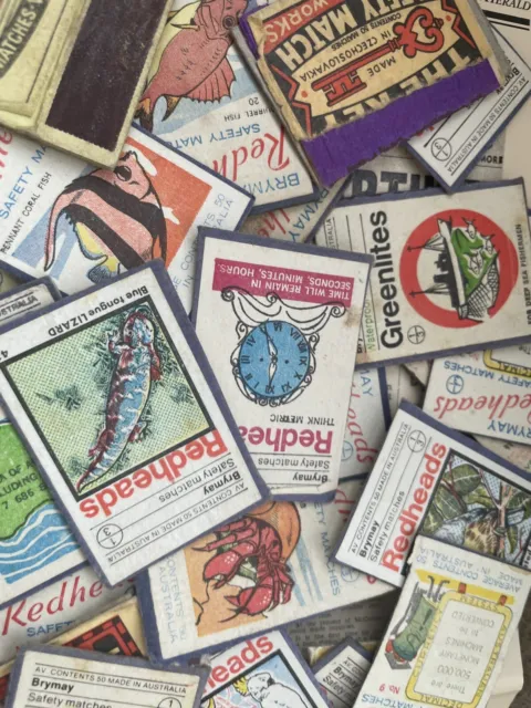 10 pcs Vintage BRYMAY Matchbox Labels: Made In Australia 3