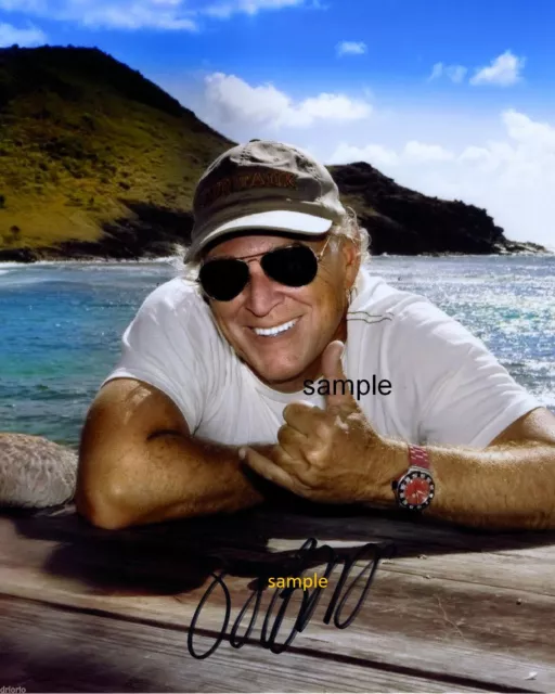 Jimmy Buffett #2 Reprint 8X10 Autographed Signed Photo Picture Man Cave Gift Rp