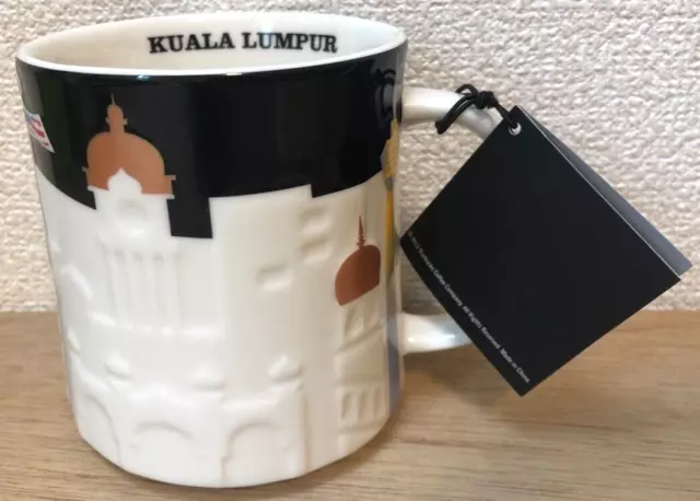 Kuala Lumpur Malaysia Starbucks coffee Mug Cup 16oz Relief 3D Collector Series