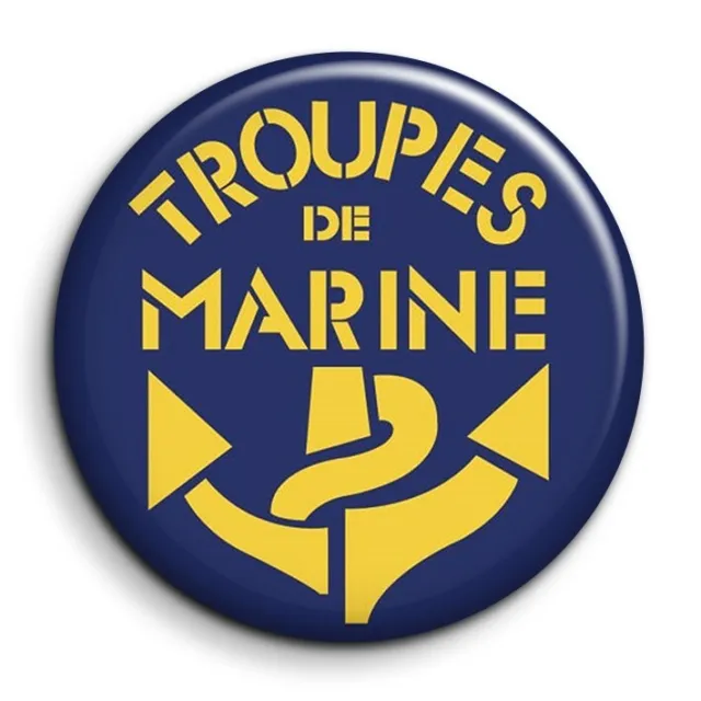 Troupes de Marine-Magnet Personnalisé 56mm Photo Frigo