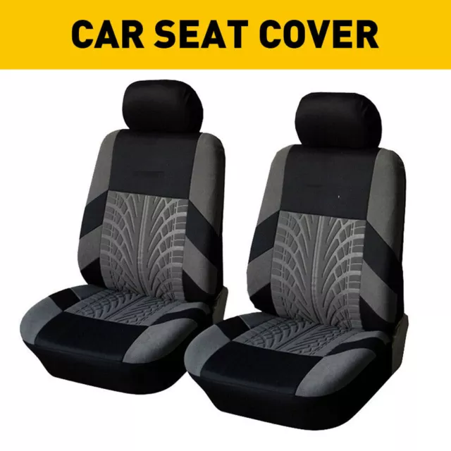 2×Universal Car Seat Covers Set Front Seat Rest Protector for VW Passat Jetta