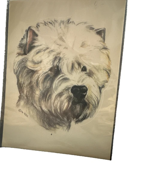 Pegatina ROUL pegatina coche - perros West Highland White Terrier nuevo