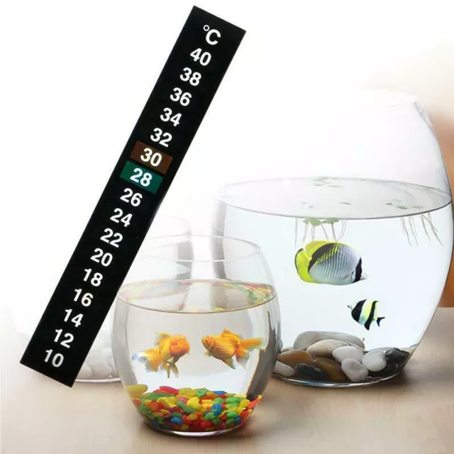 Digital Aquarium Fish Tank Thermometer Temperature Gauge Window Sticker