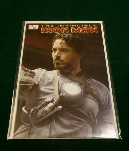 Invincible Iron Man (Vol. 1)_#1C Photo Variant_NM+ 9.6+_Marvel_2008_cbx099