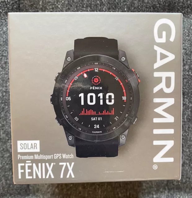 Garmin Fenix 7X GPS Premium Multisport GPS Solaruhr (010-02541-01) (Brandneu in Verpackung)