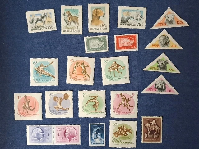 HUNGARY STAMPS 1956 Complete Year Set MNH EUR 10,00 - PicClick FR