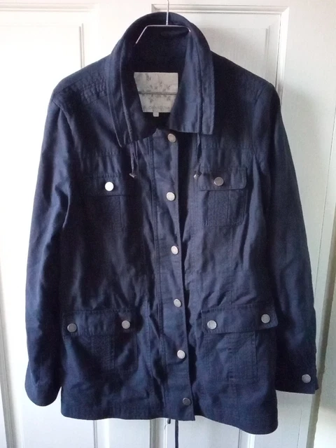 LADIES JOHN Rocha Navy Jacket Size 14 15.00 PicClick UK