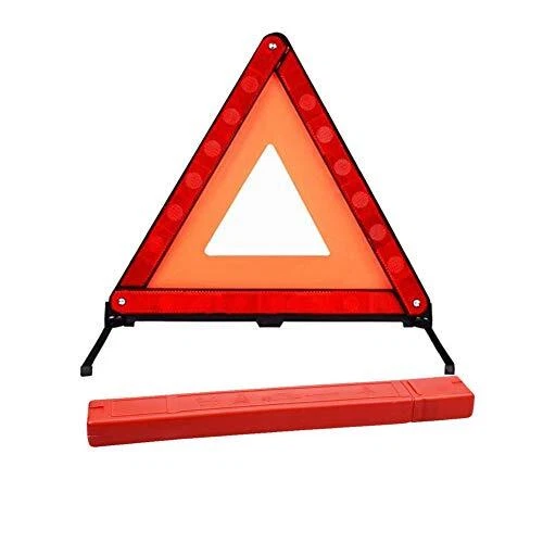 Emergency Warning Triangle Reflective Road Roadside Hazard Triangles Safety Sign
