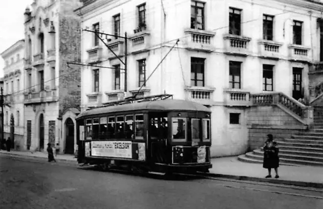 sw Foto Tram Straßenbahn Quito ca. 15,1 x 9,8cm ubh3648b