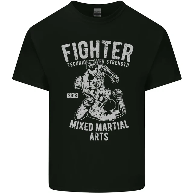 MMA Fighter MMA Mixed Martial Arts Gym Mens Cotton T-Shirt Tee Top