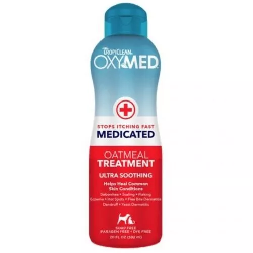 TropiClean Oxy-Med Anti Démangeaison Médicamenteux Traitement Chien