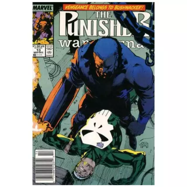 Punisher War Journal (1988 series) #13 Newsstand in NM minus. Marvel comics [f"