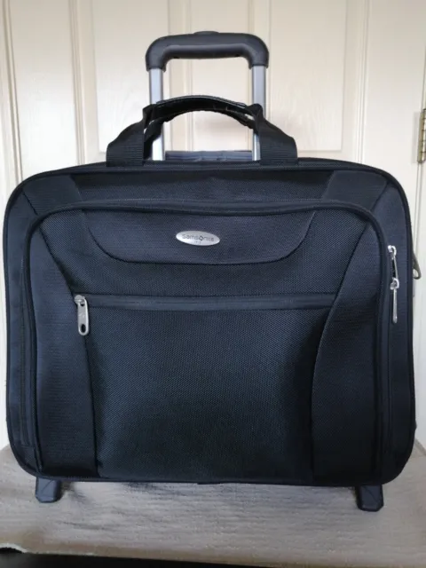 Samsonite Briefcase 17" Black Wheeled Business Laptop up to 17.3" Carry-On Bag