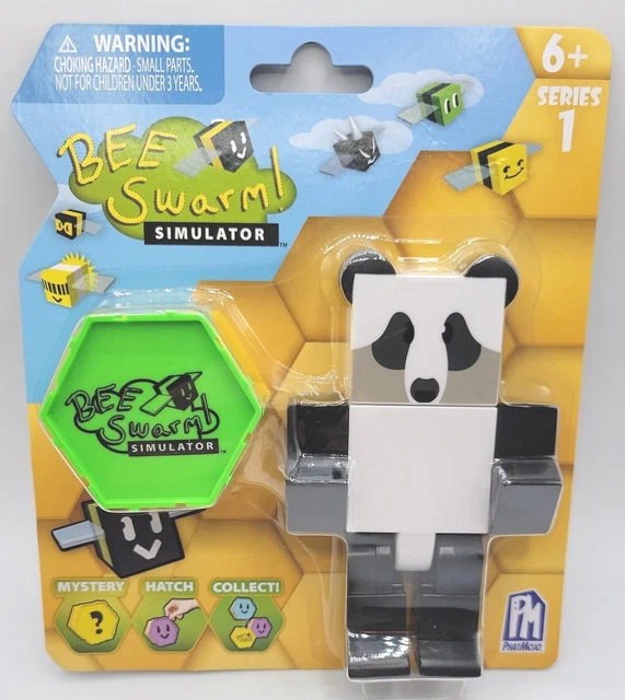 BEE SWARM SIMULATOR Panda Bear Figure & Mystery Honeycomb Roblox 2022