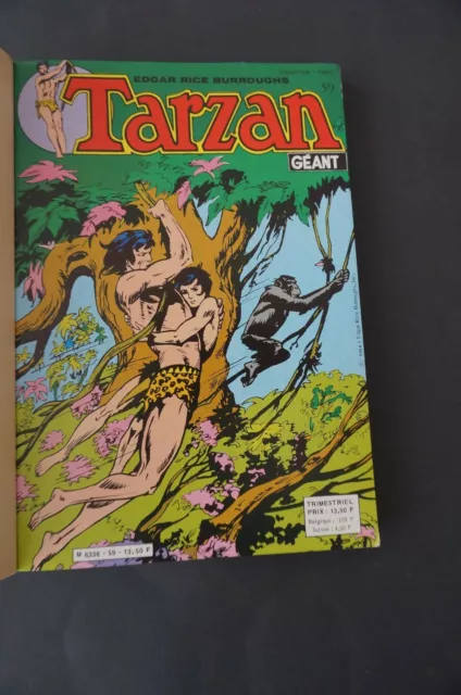 TARZAN Géant Edgar Rice Burroughs N°4 1982 3