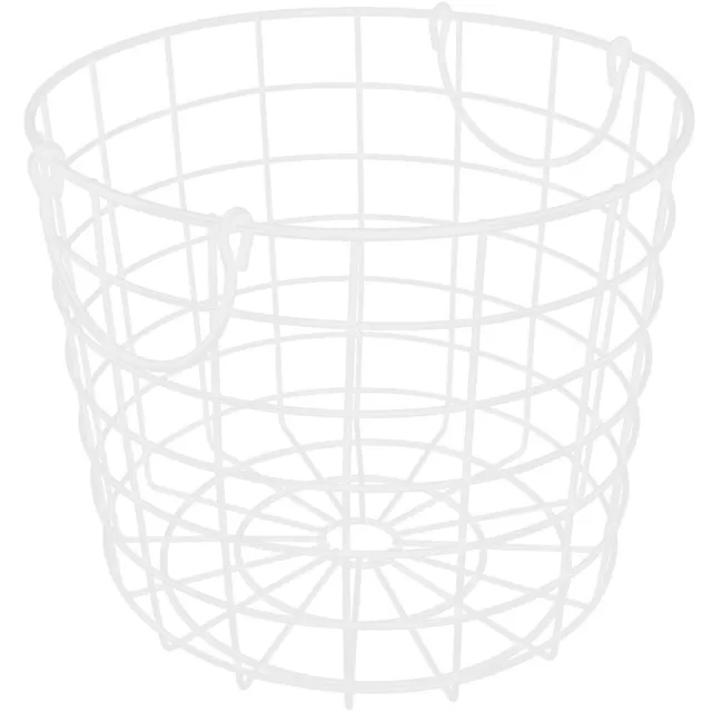 Iron Wire Laundry Hamper Dirty Laundry Hamper Cart Clothes Storage Basket Home