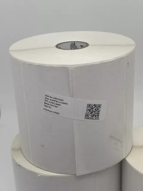 3.125x 170' Pink Sticky Thermal Paper - MAXStick 21#, Diamond
