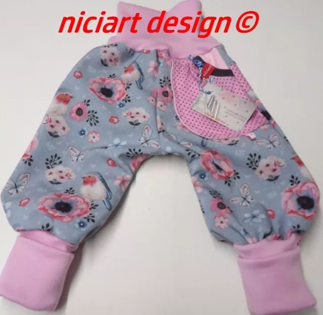 niciart design ♥SOFTSHELLHOSE SOFTSHELL PUMPHOSE♥BUDDELHOSE♥HOSE Rotkehlchen