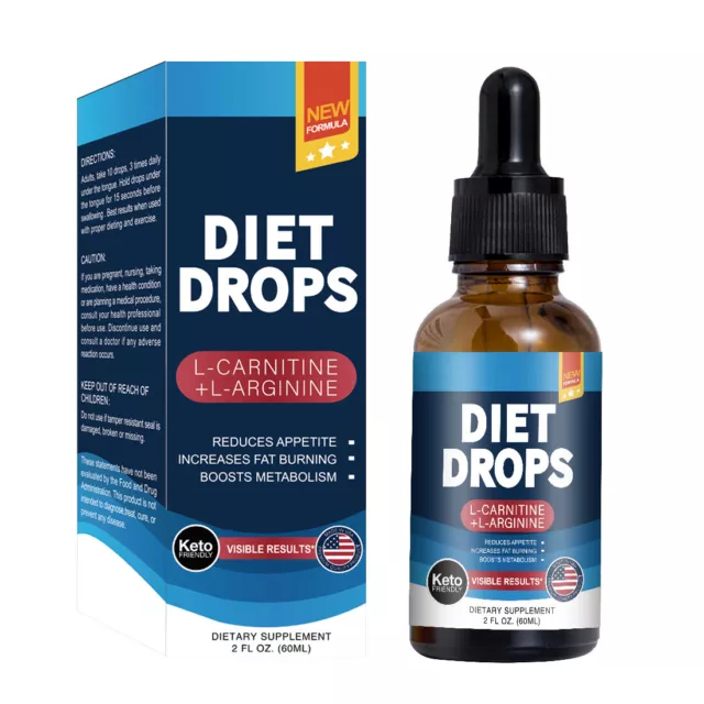 60ML Weight Loss Products Keto Suppressant Pure Keto Drops Fat Burner