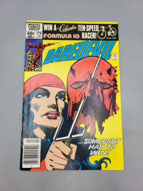 Daredevil Volume 1 #179 Feb 1982 Spiked! Illustrated Marvel Comic Book Newsstand