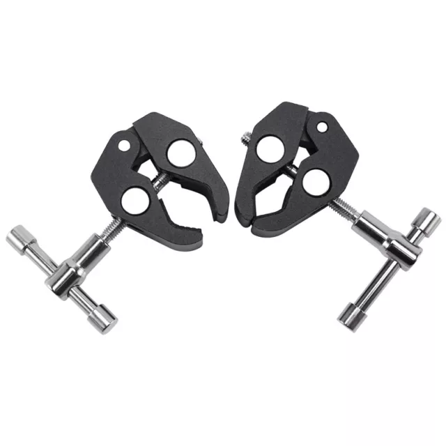 2Pack Super Clamp Crab Clamp Photography with / 1/4 and 3/8 inch Thread Rod3093