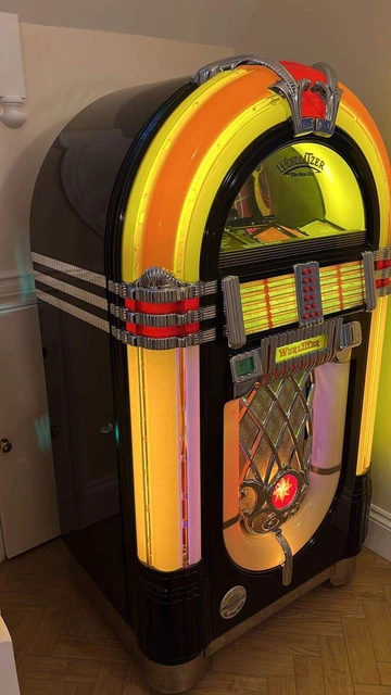 Wurlitzer Jukebox One More Time Bubbler1015 CD Version With Remote Control Wurlitzer Jukebox One More Time Bubbler1015 CD Version With Remote Control